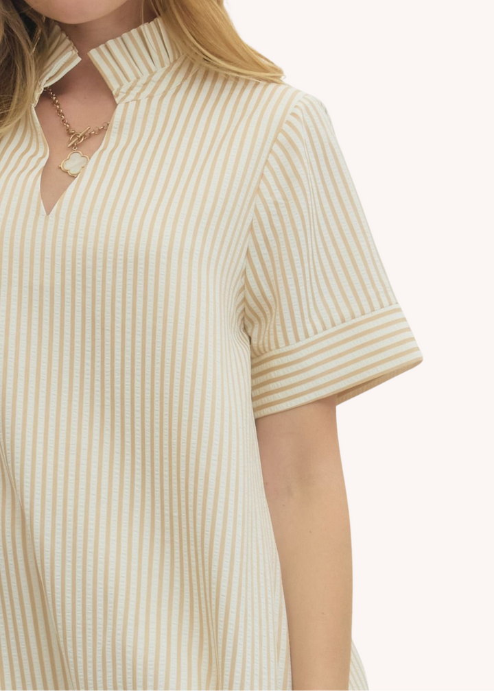 Marie Midi Kaftan in Cream