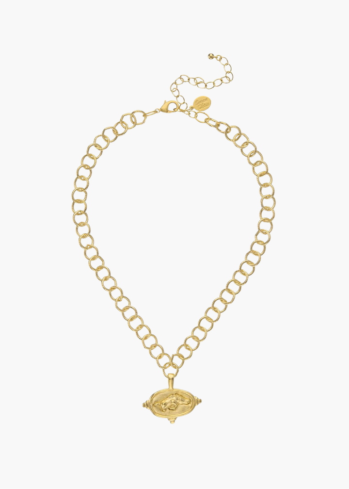 Wild Boar Intaglio Necklace