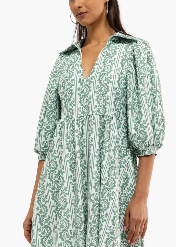 Charlotte Dress in Ivy Twist