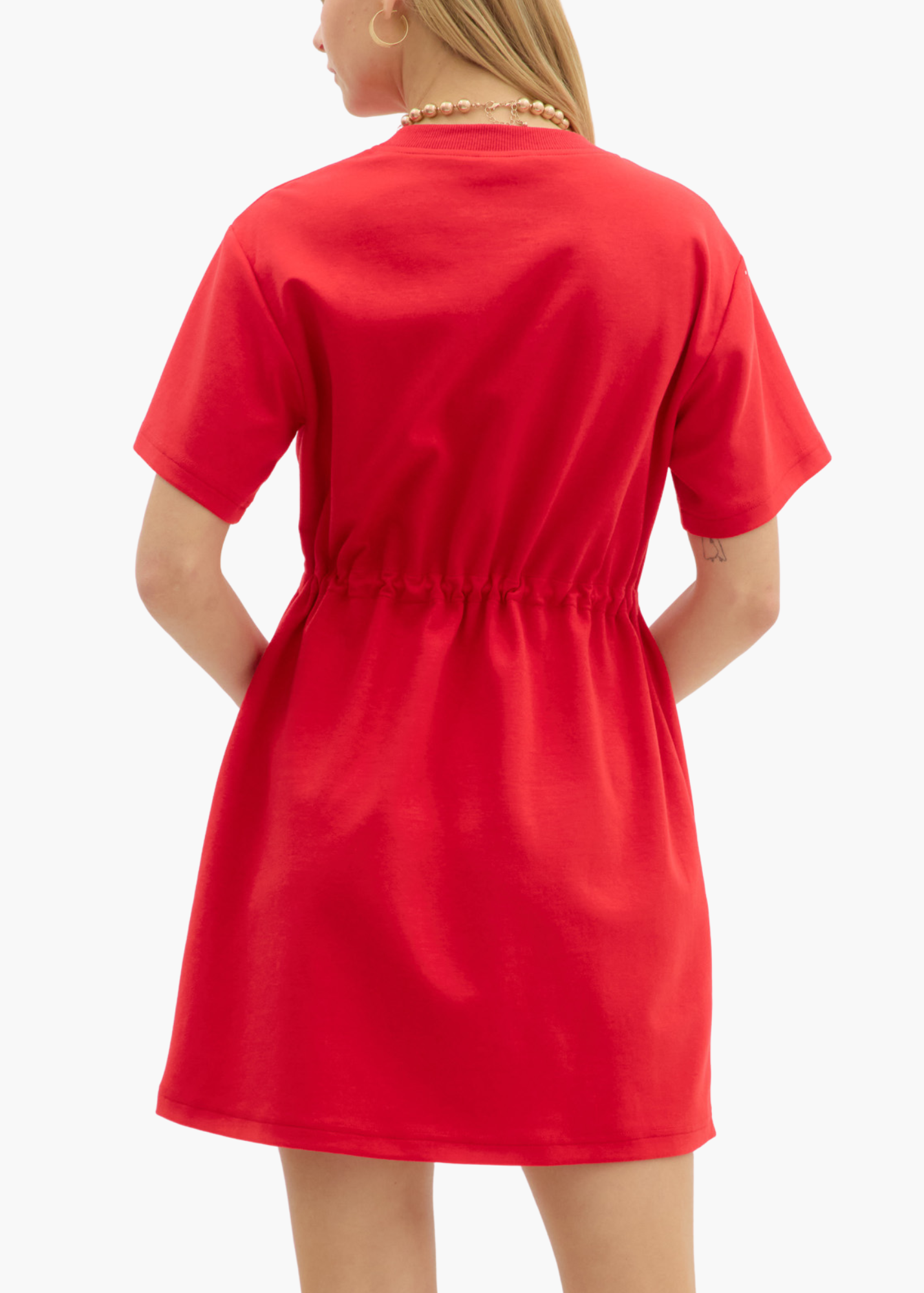 Bly Mini Dress in Red