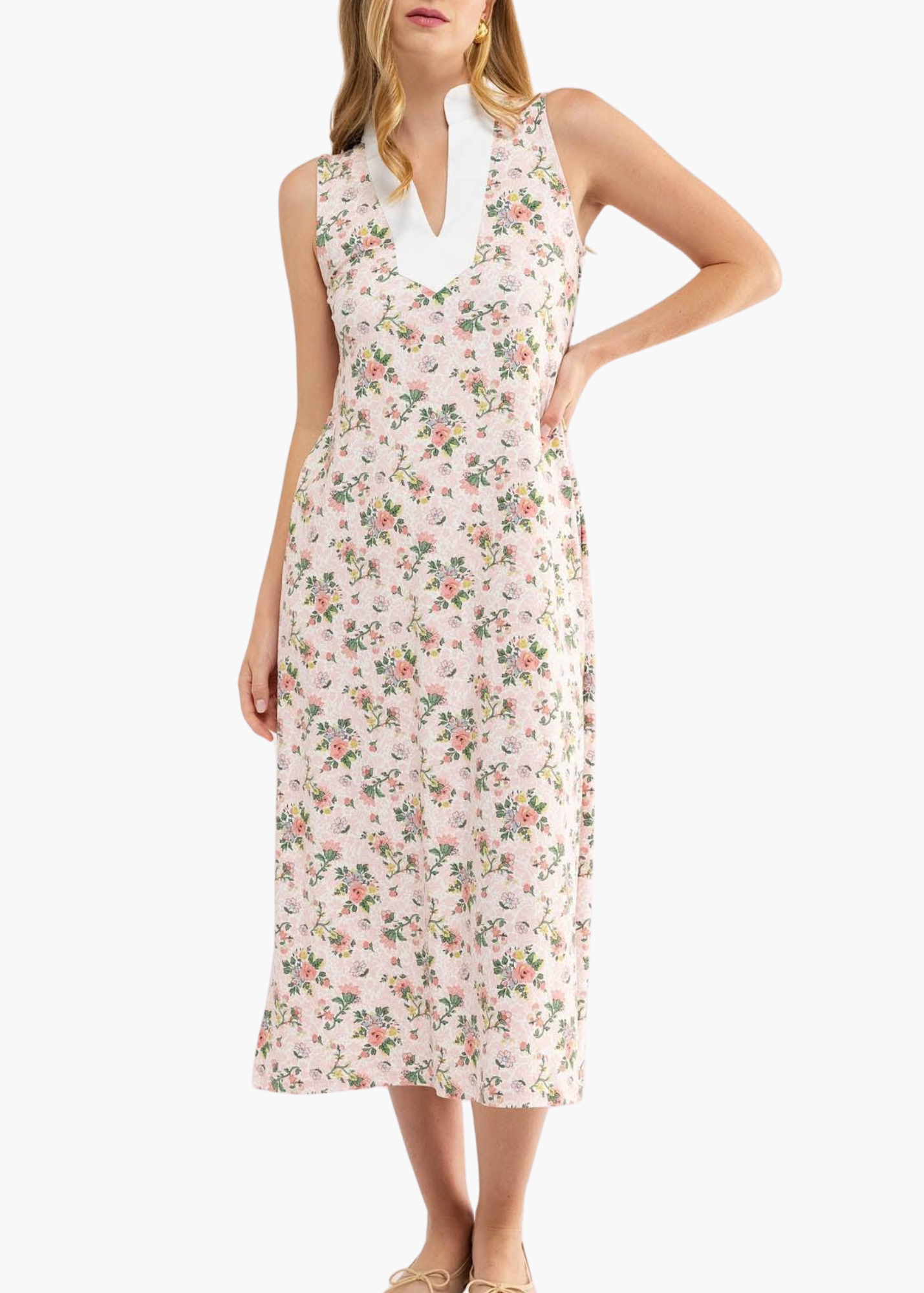 Paige Dress in Sweet Pea