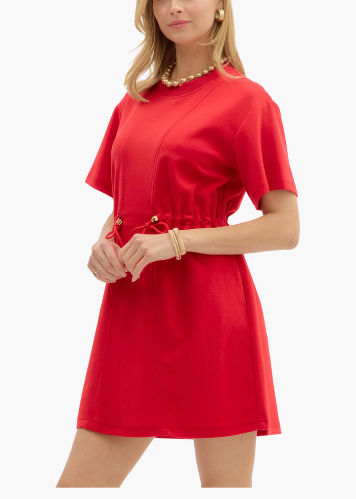 Bly Mini Dress in Red