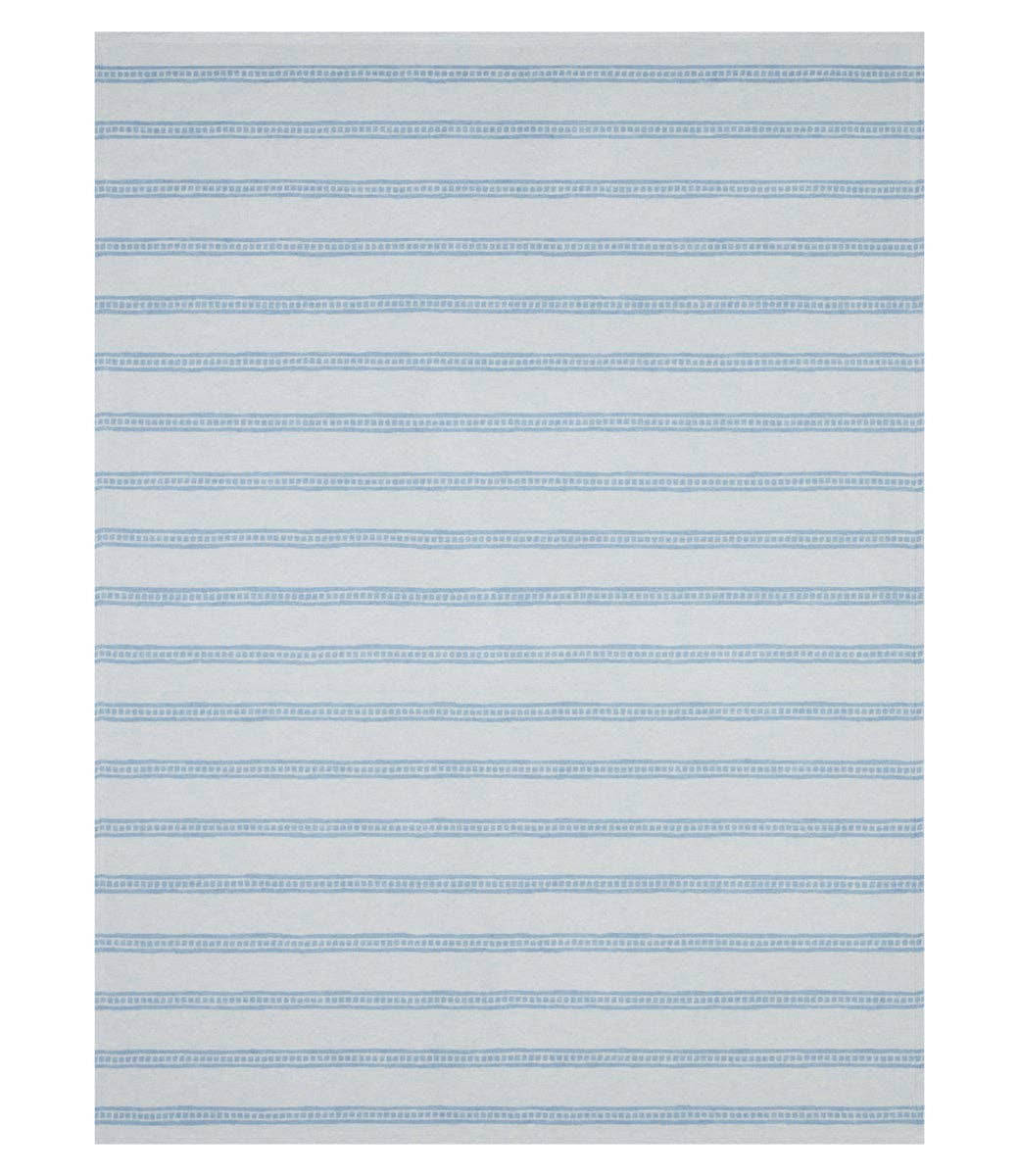 Chappy Wrap Lightweight Blanket in Tile Stripe