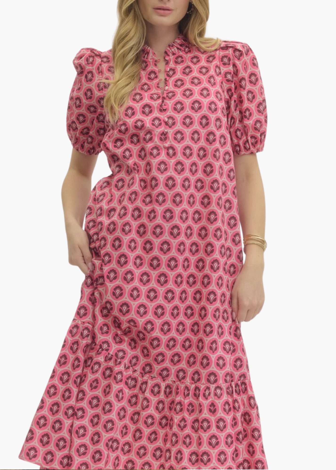 Lottie Dress in Pink