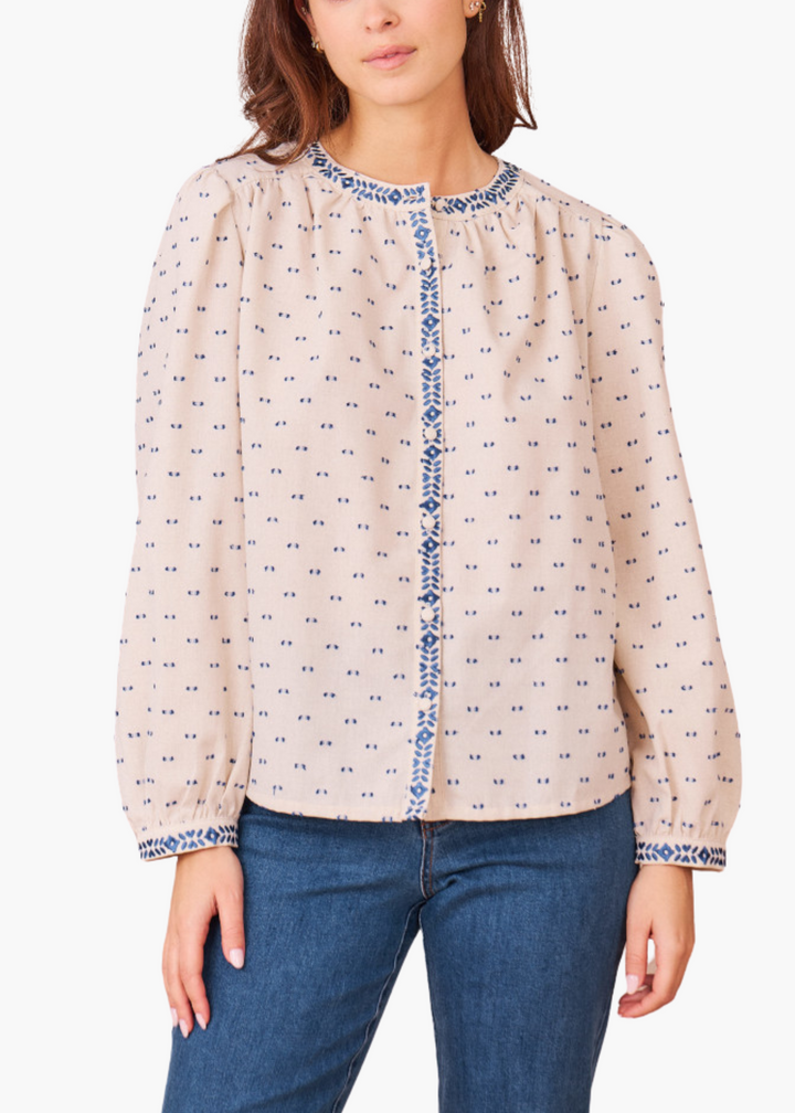 Apolline Embroidered Blouse