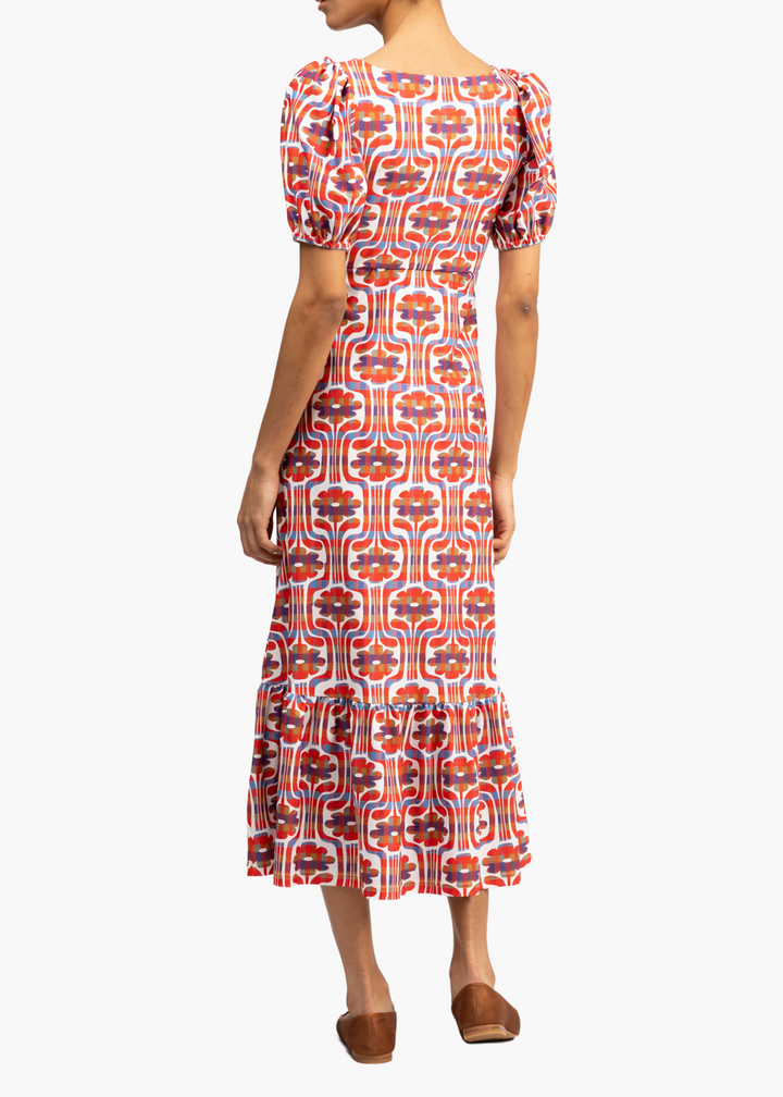 Lucy Dress in Plaid Daisy