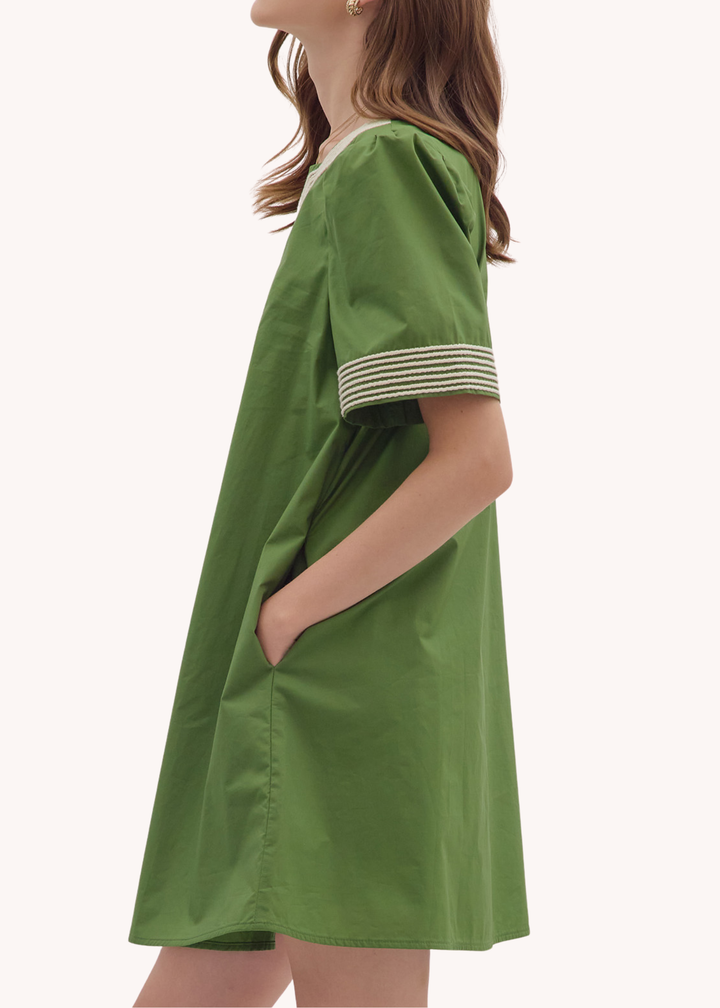 Leah Dress in Green