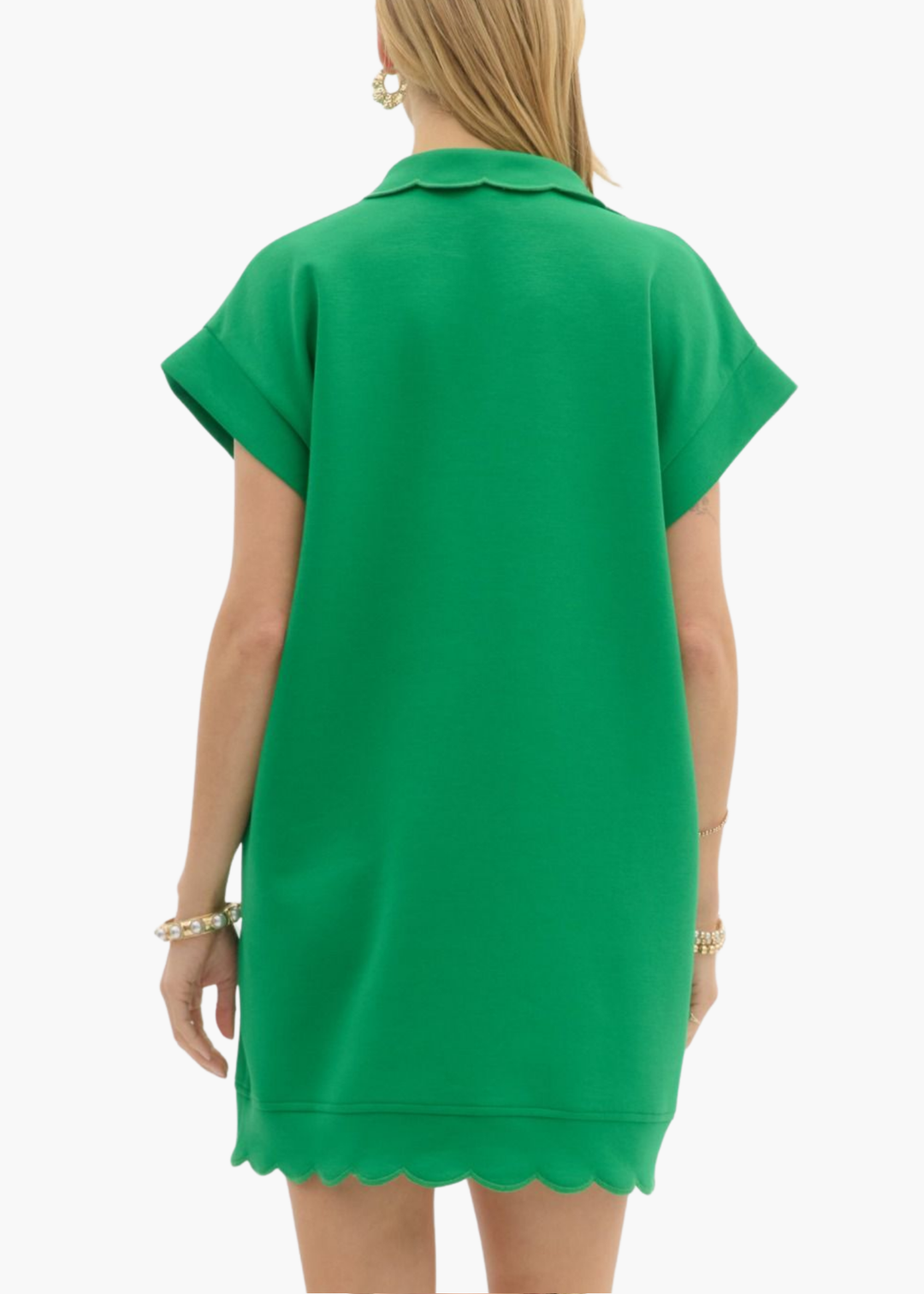 Grace Mini Dress in Green