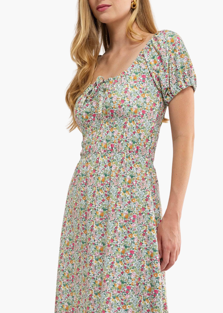 Philippa Dress in Sorbet Bouquet