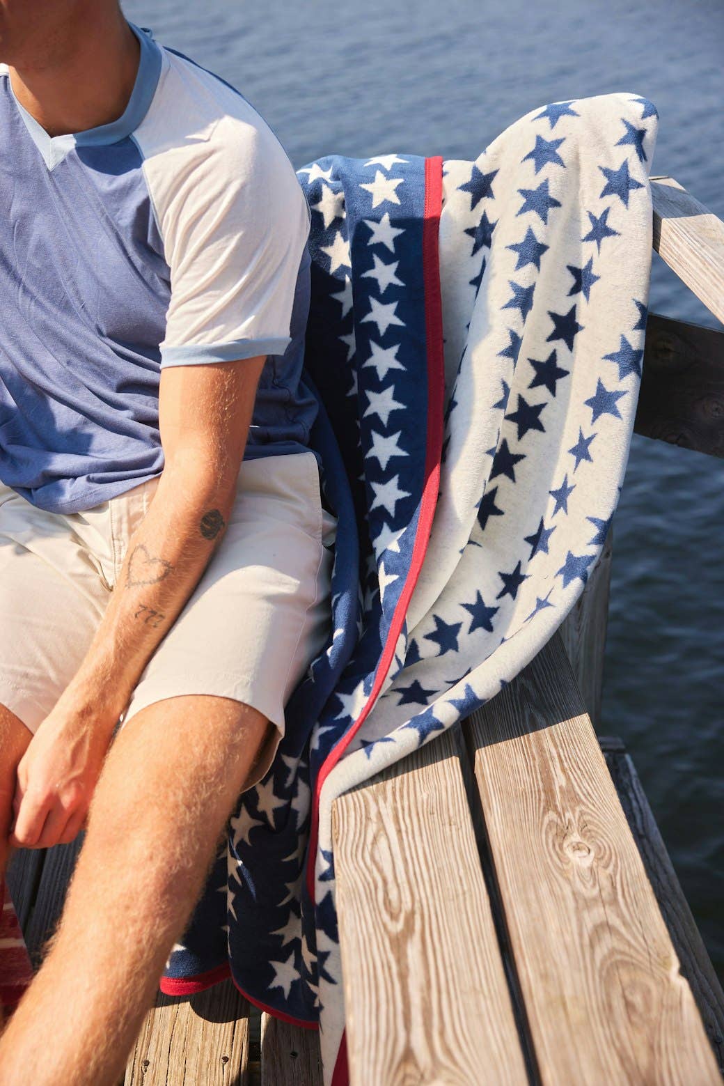 Chappy Wrap Blanket in Star Spangled