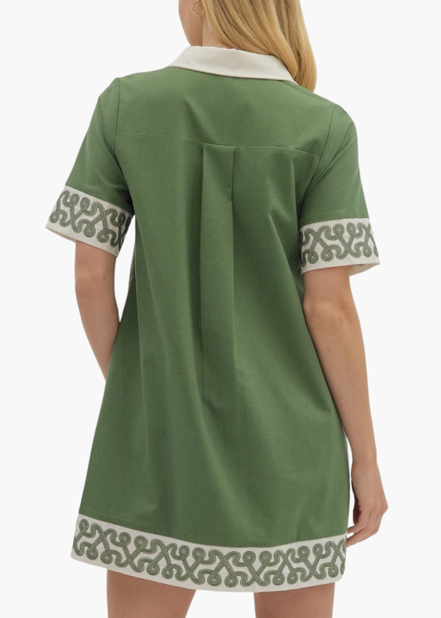 Laine Mini Dress in Olive