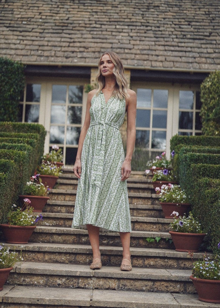 Sunny Dress in Tart Stripe