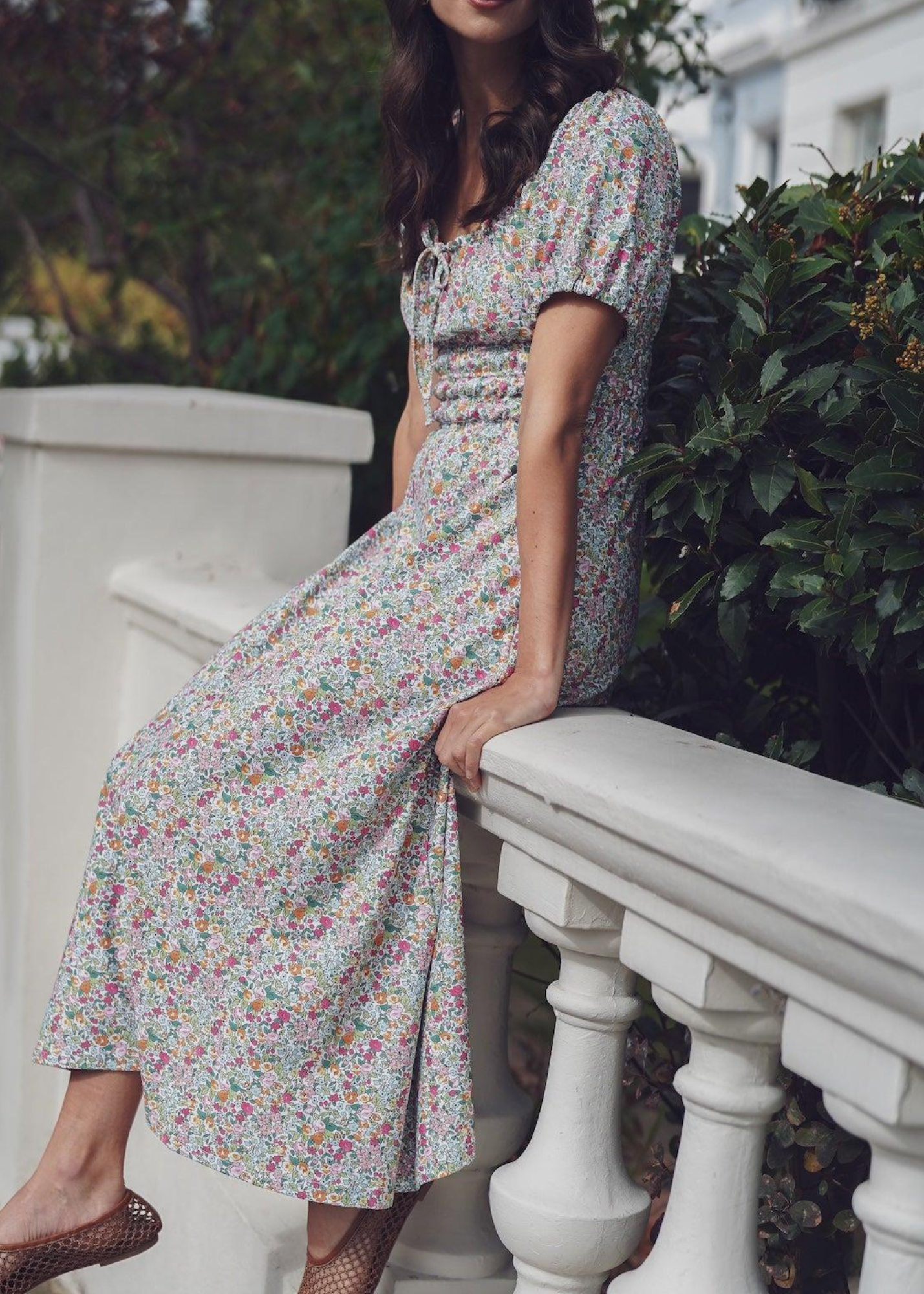 Philippa Dress in Sorbet Bouquet