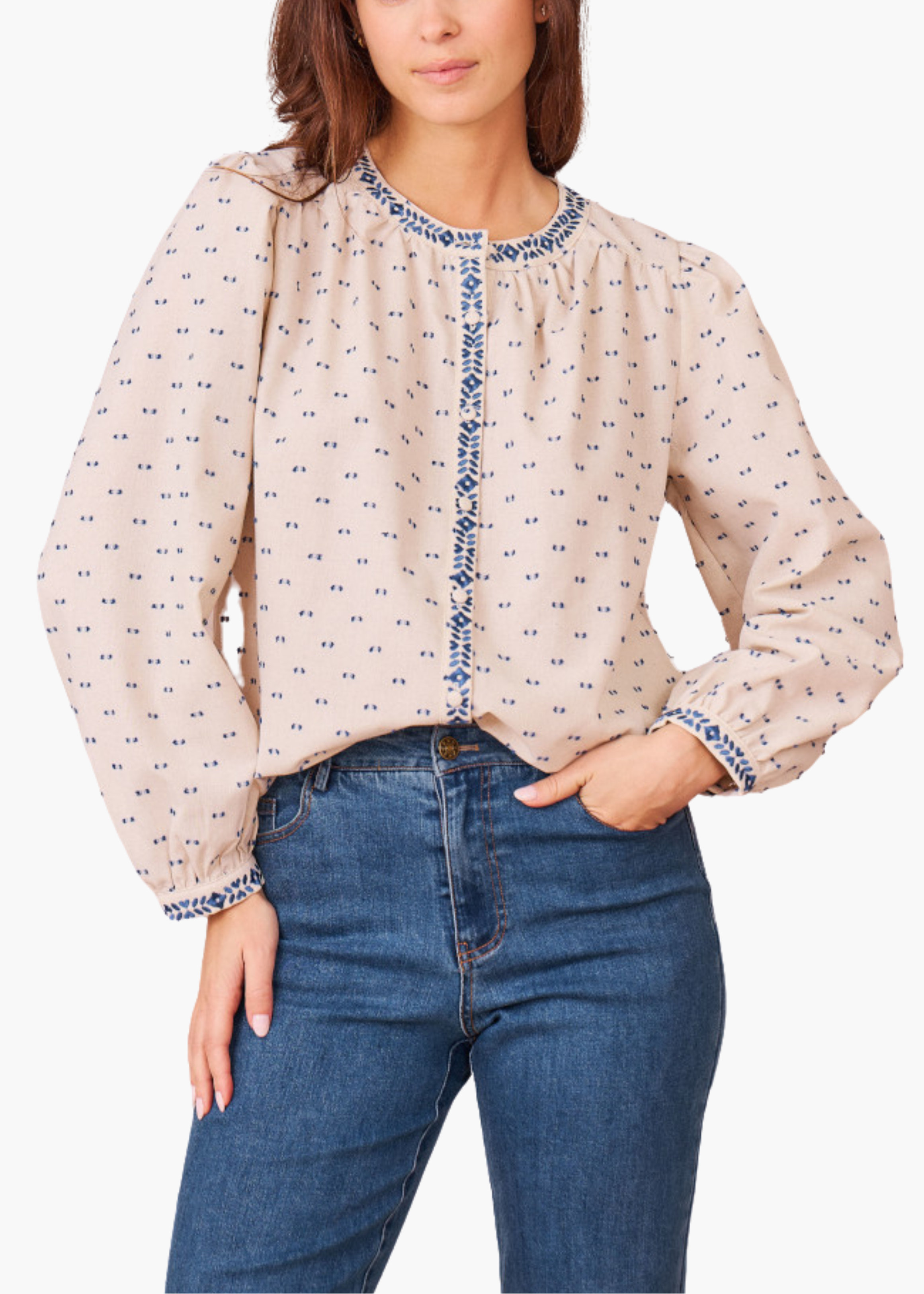 Apolline Embroidered Blouse