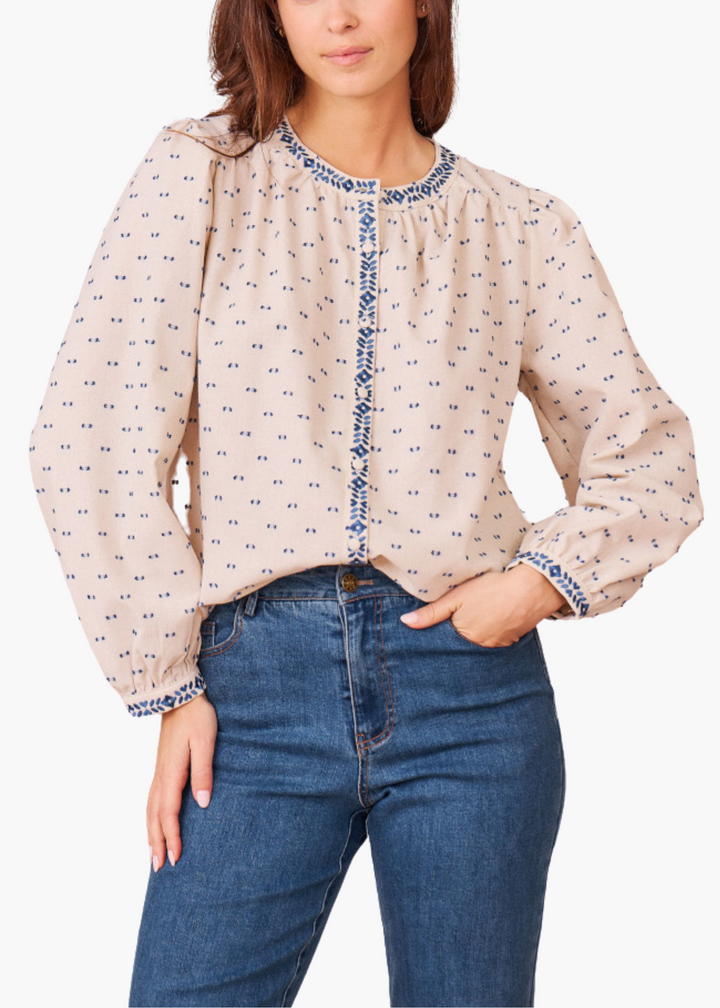 Apolline Embroidered Blouse