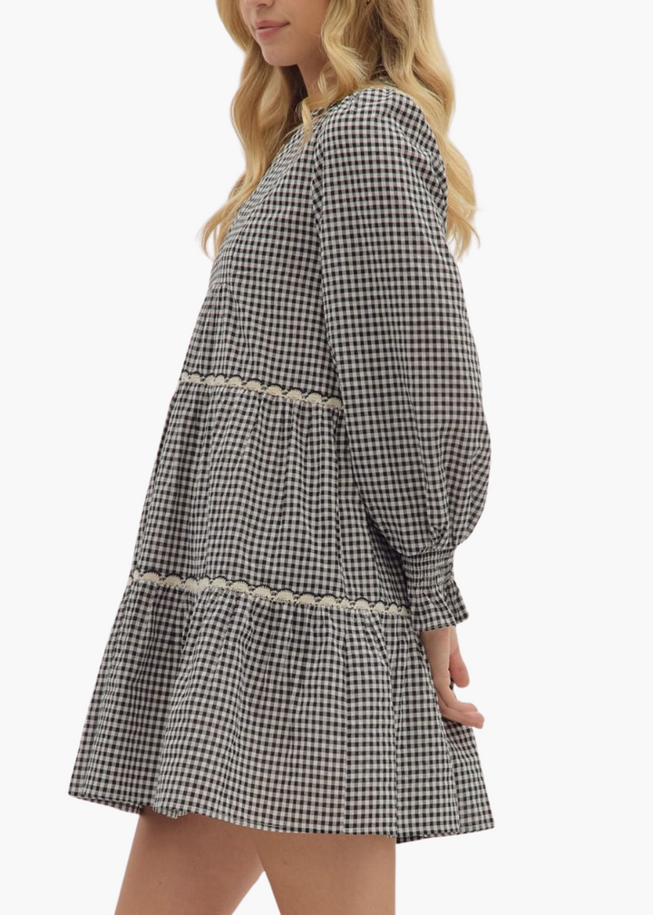 Harriet Mini Dress in Black