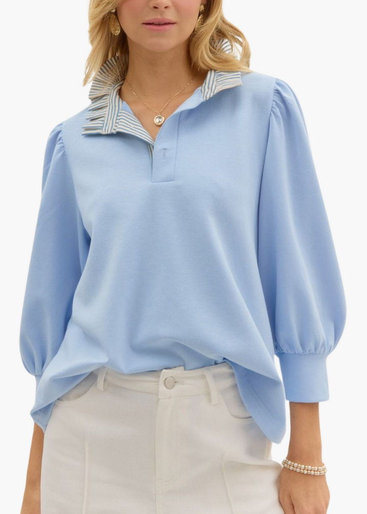 Beckham Pullover in Light Blue