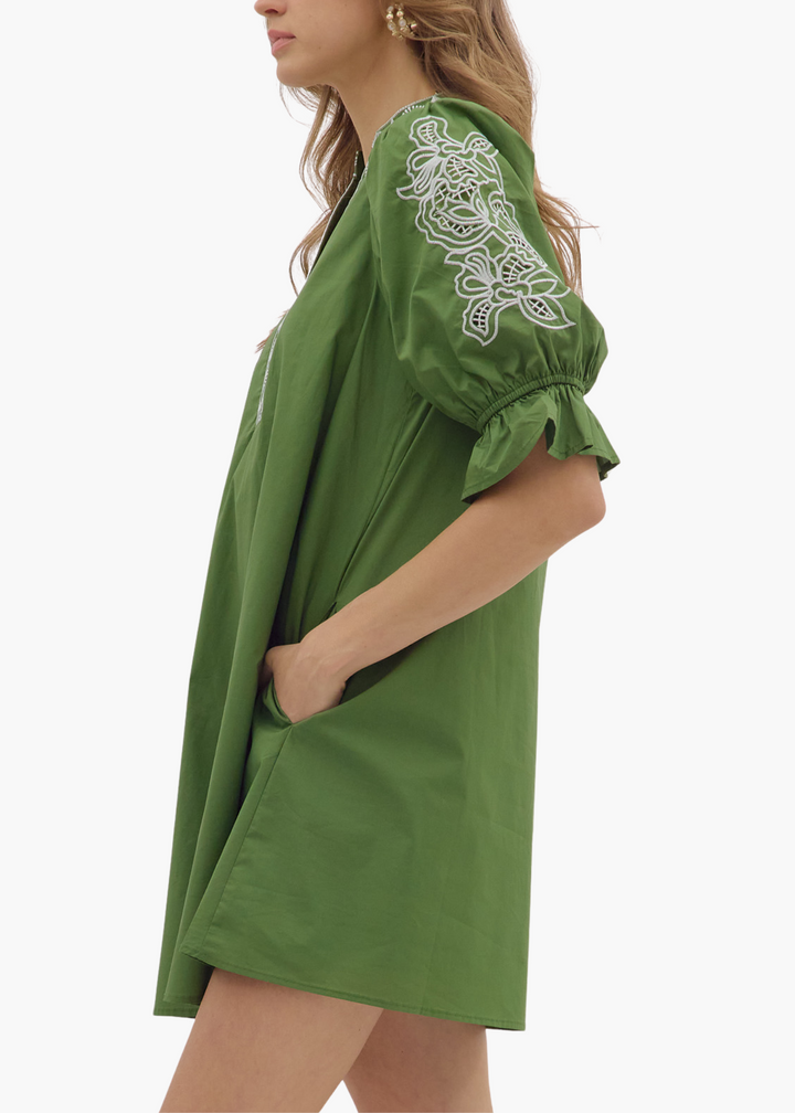 Bre Mini Dress in Green