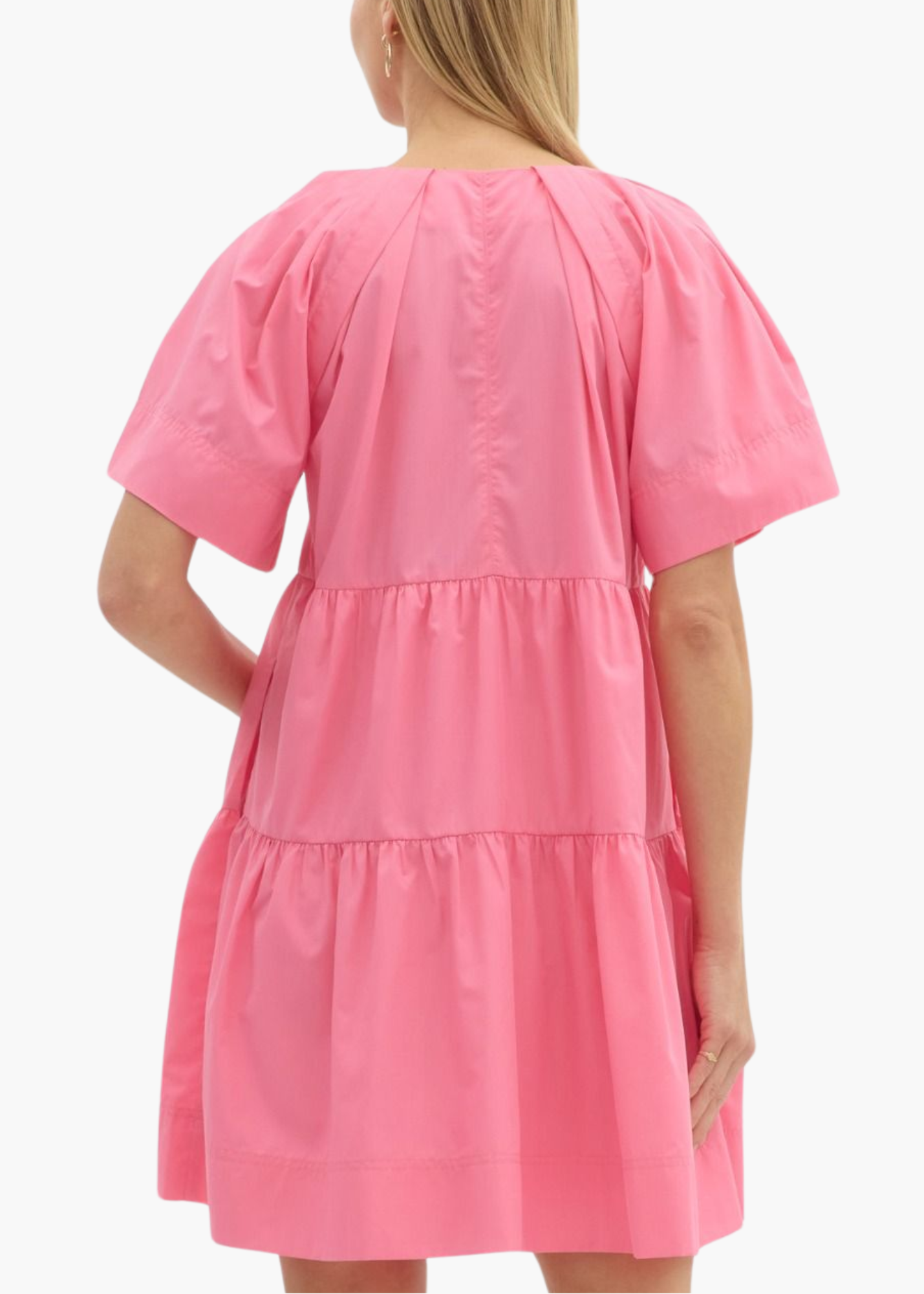Clara Mini Dress in Light Pink