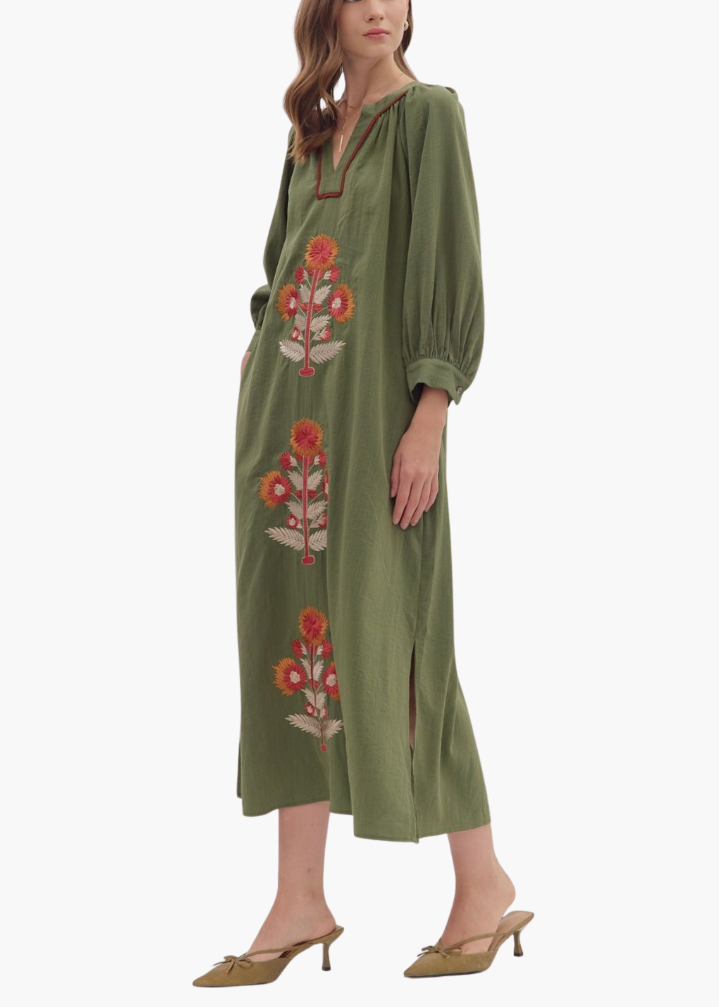 Katy Blockprint Dress