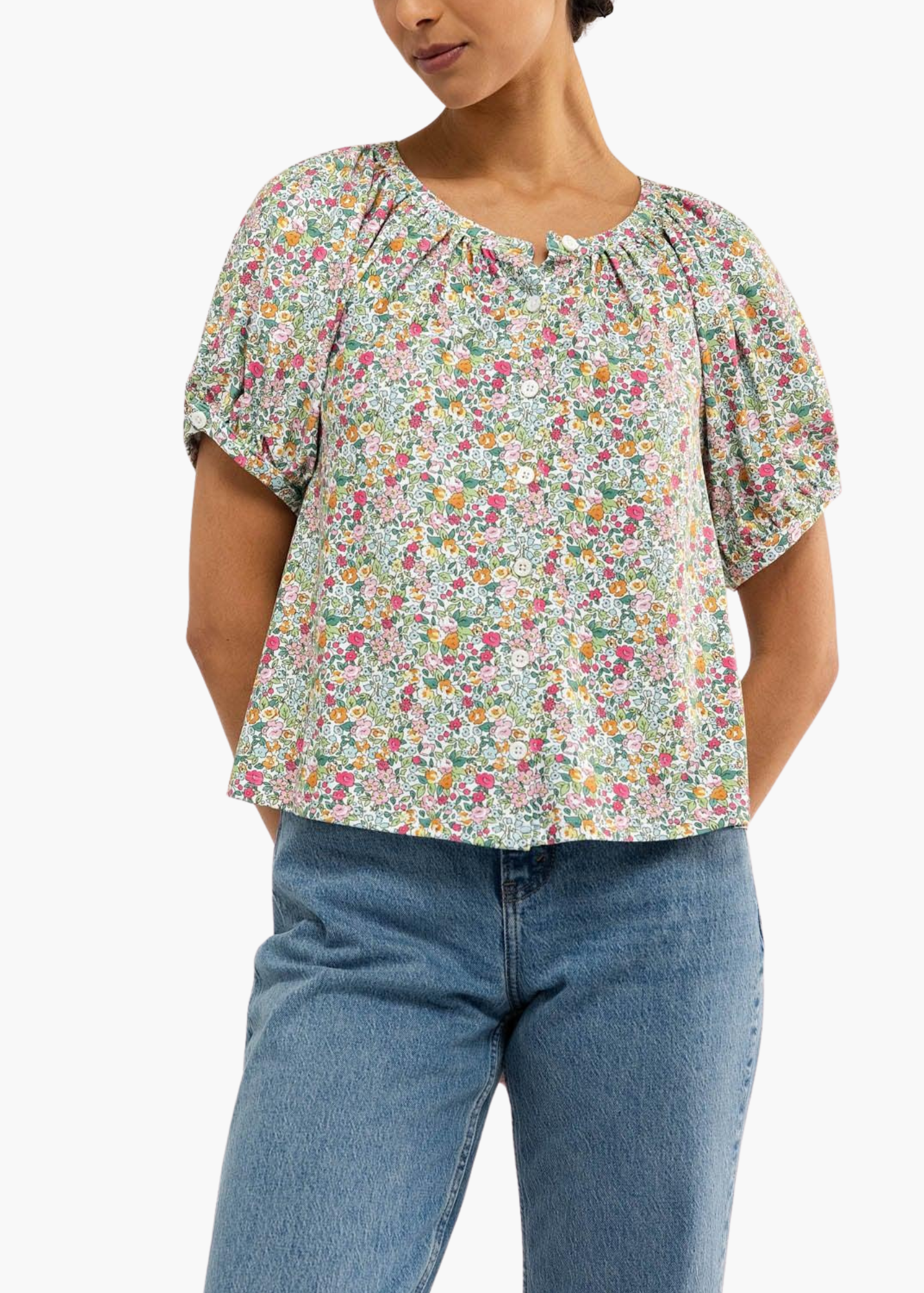 Imogen Top in Sorbet Bouquet