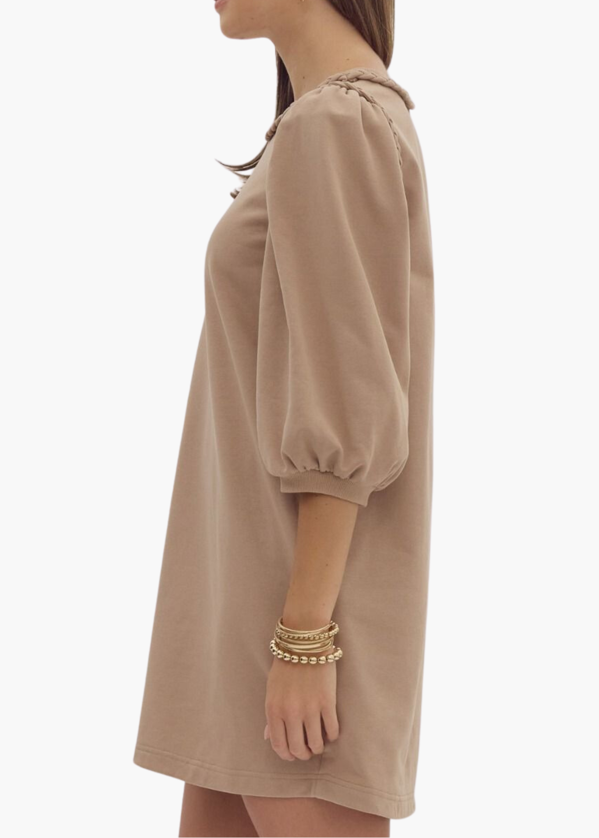 Miller Dress in Light Mocha