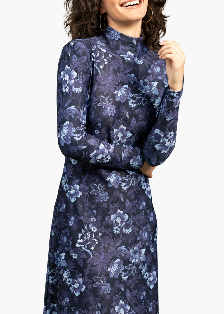 Daisy Dress in Royal Rose