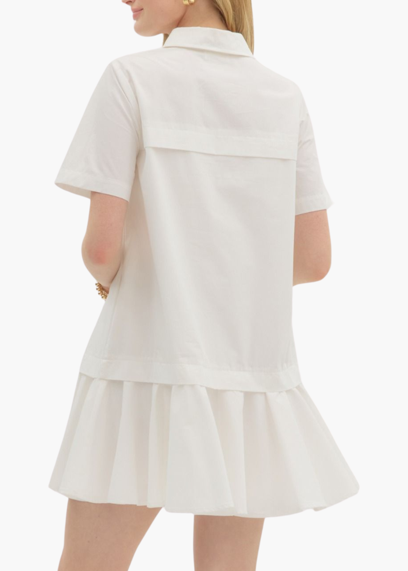 Lydia Mini Dress in White