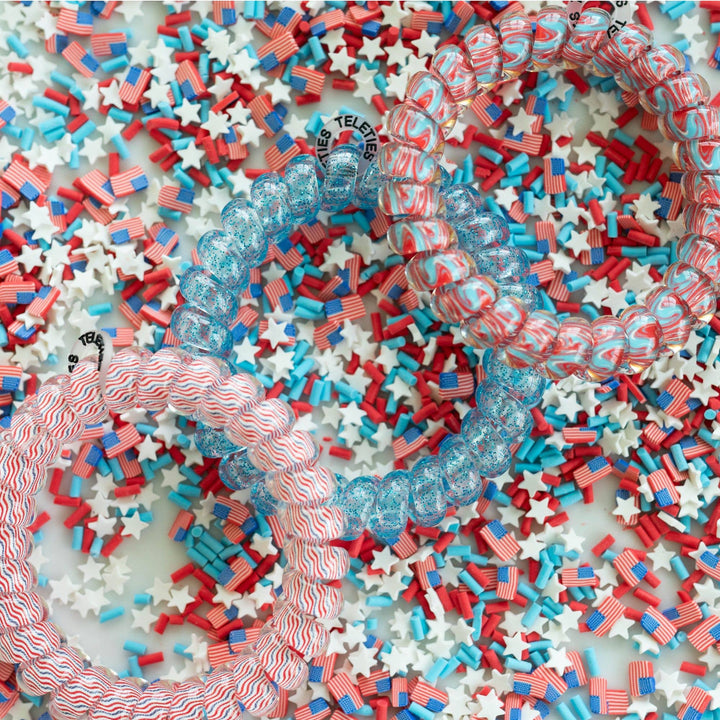 Spiral Hair Ties in Freedom to Sparkle