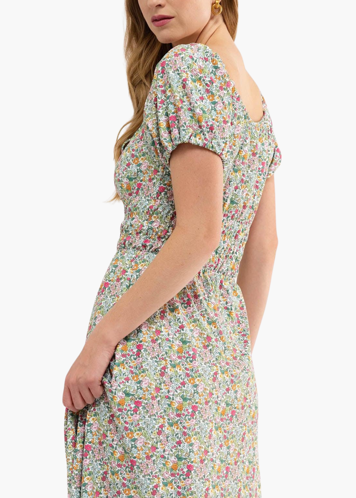 Philippa Dress in Sorbet Bouquet