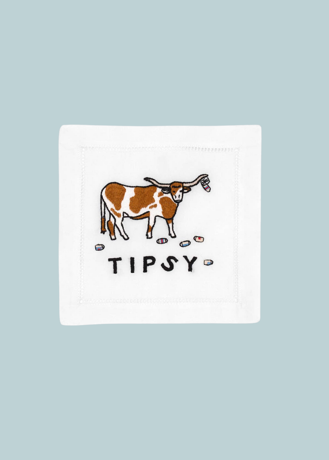 Tipsy Cocktail Napkin Set of 4