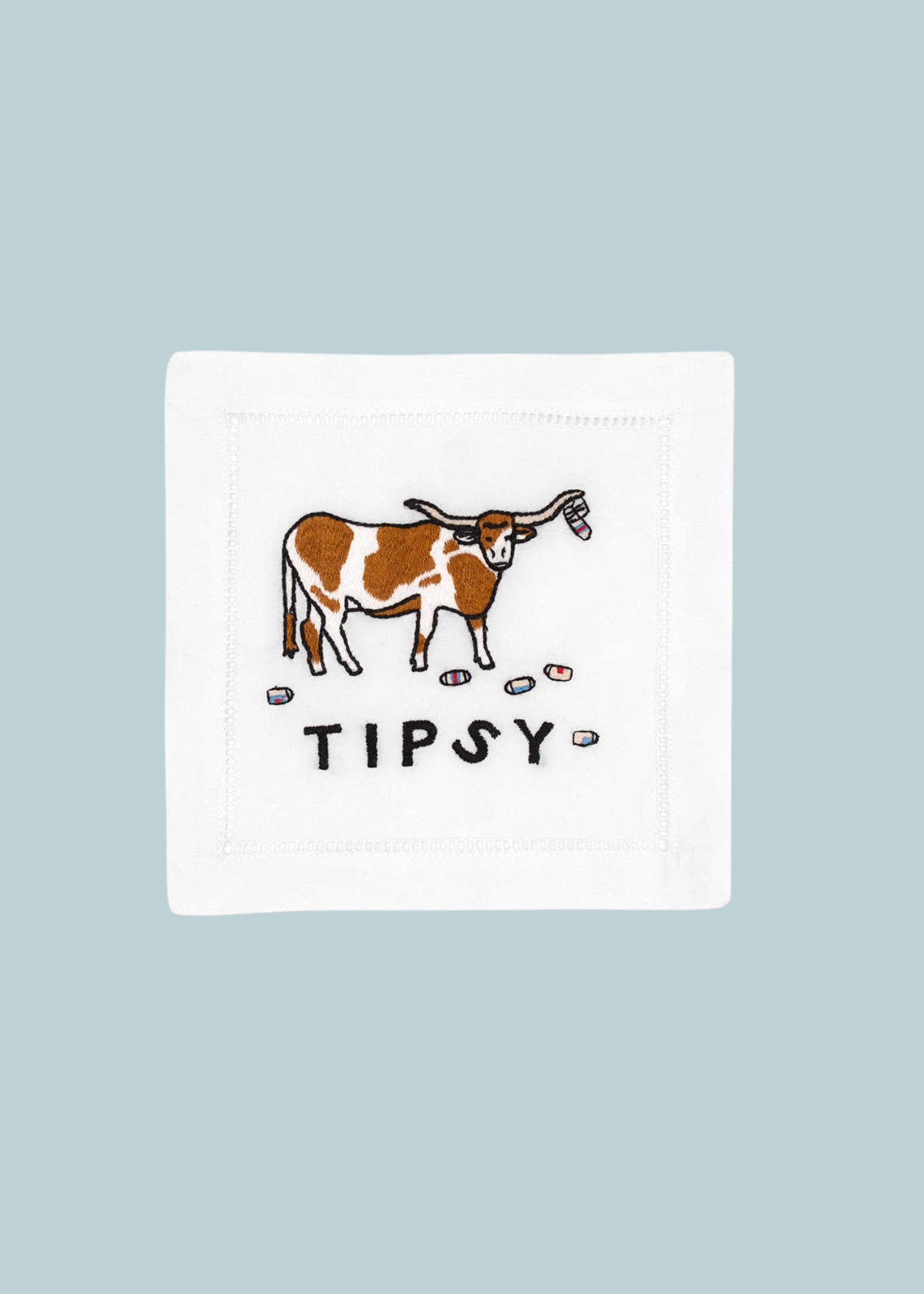 Tipsy Cocktail Napkin Set of 4