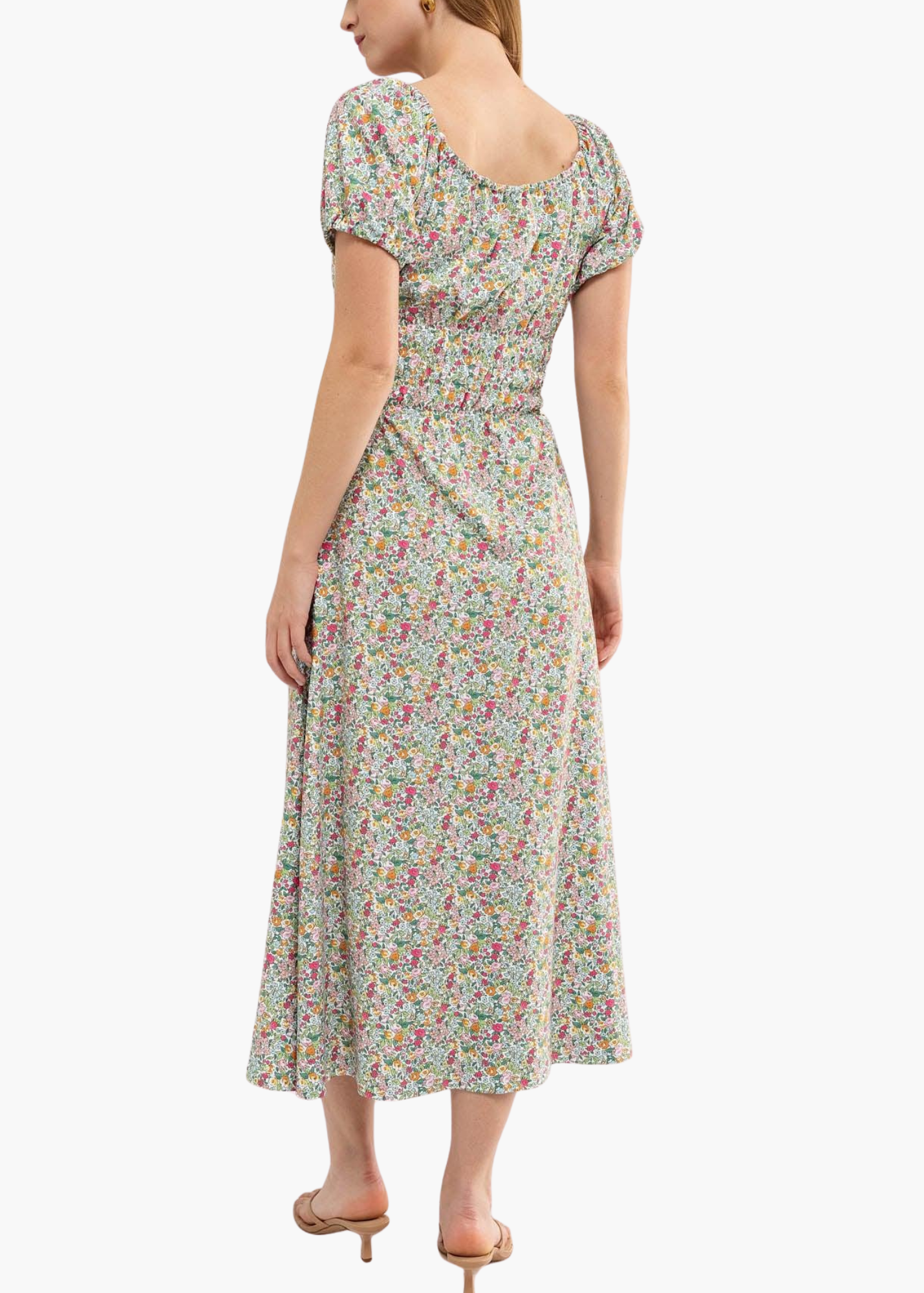 Philippa Dress in Sorbet Bouquet