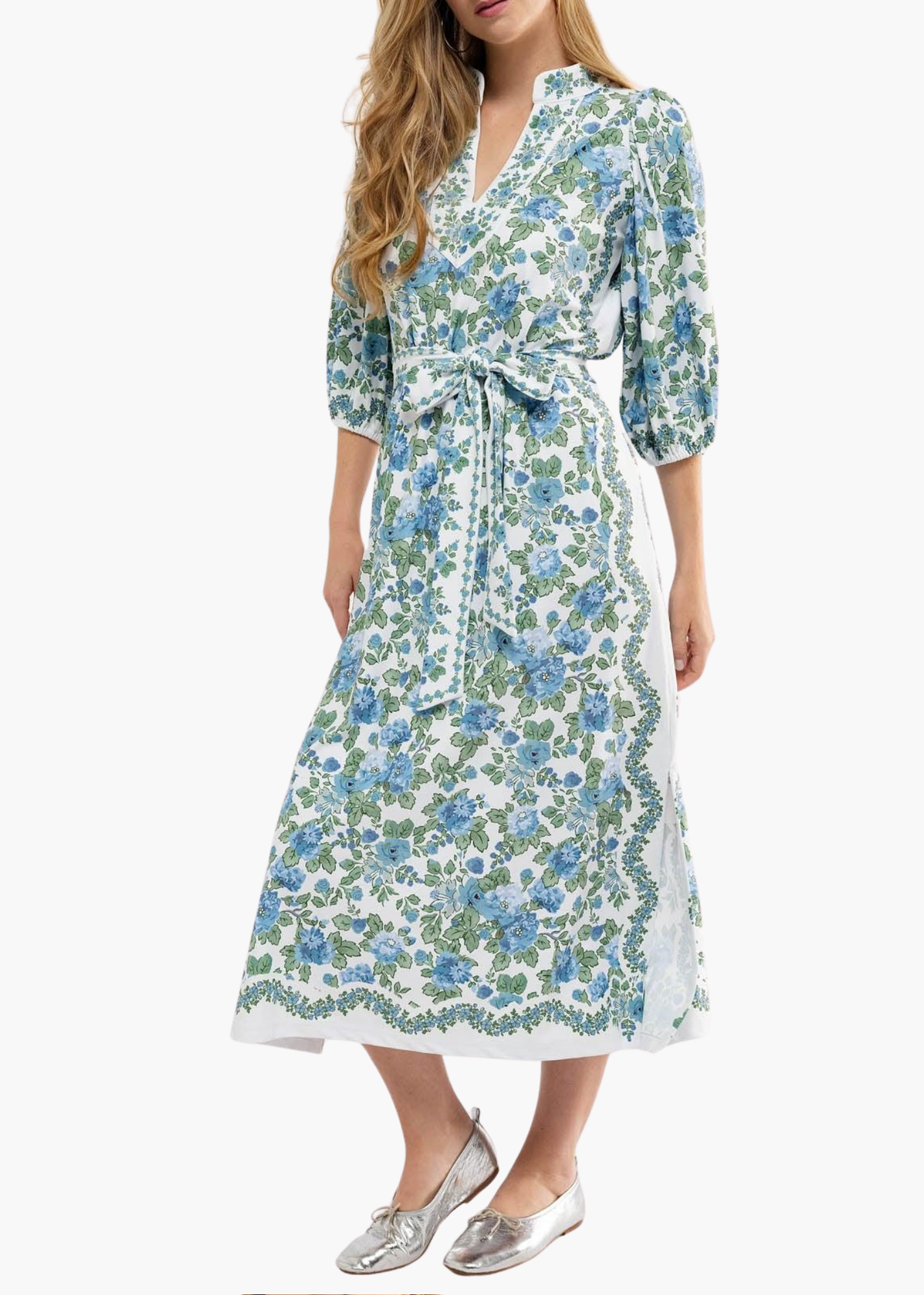 Brooks Dress in Cotswolds Scallop