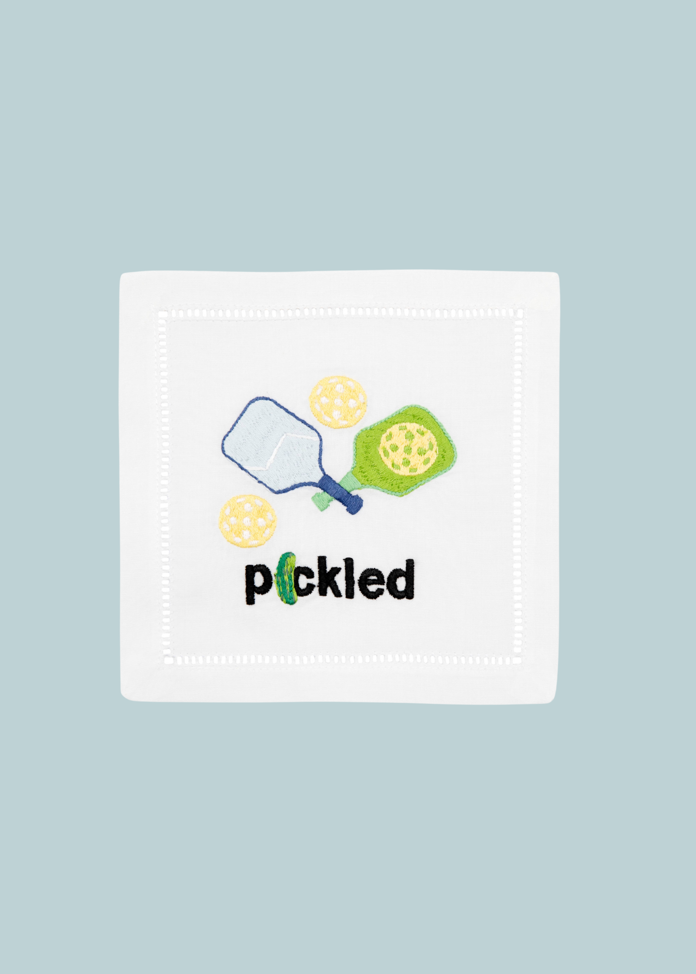 Pickled Cocktail Napkin Set of 4
