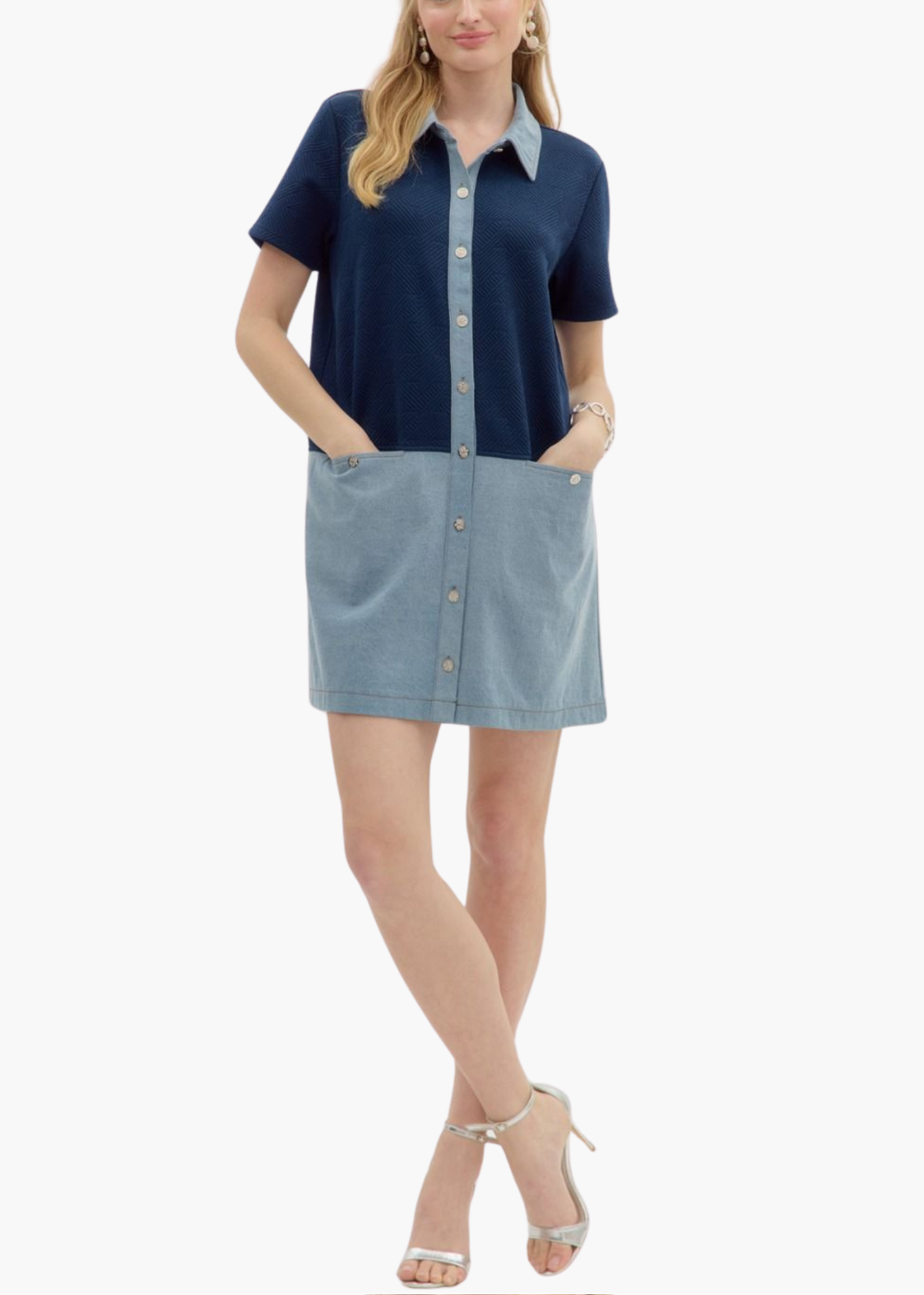 Quinn Mini Dress in Navy