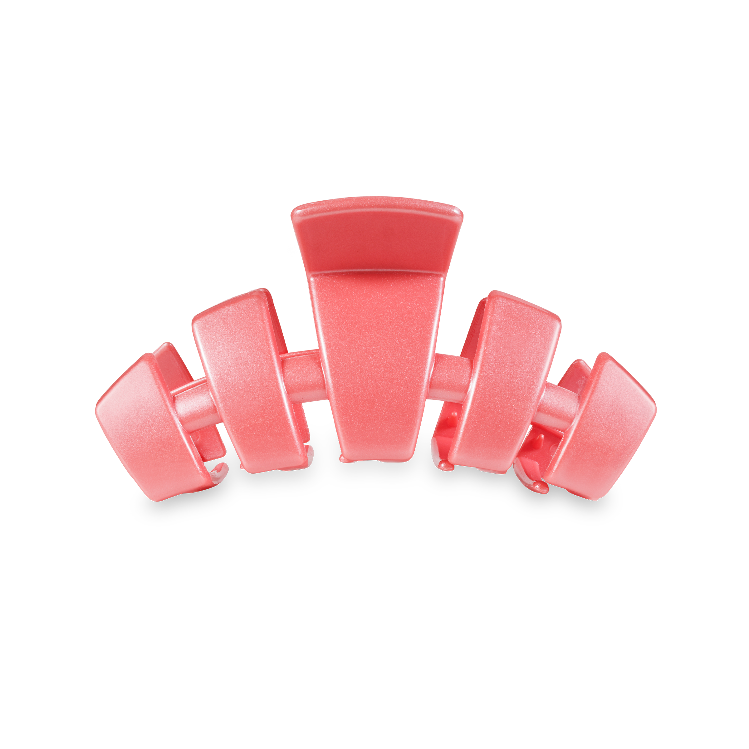 Classic Hair Clip in Calming Coral