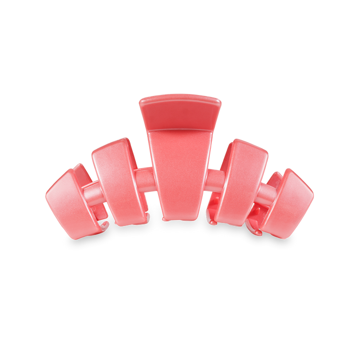 Classic Hair Clip in Calming Coral