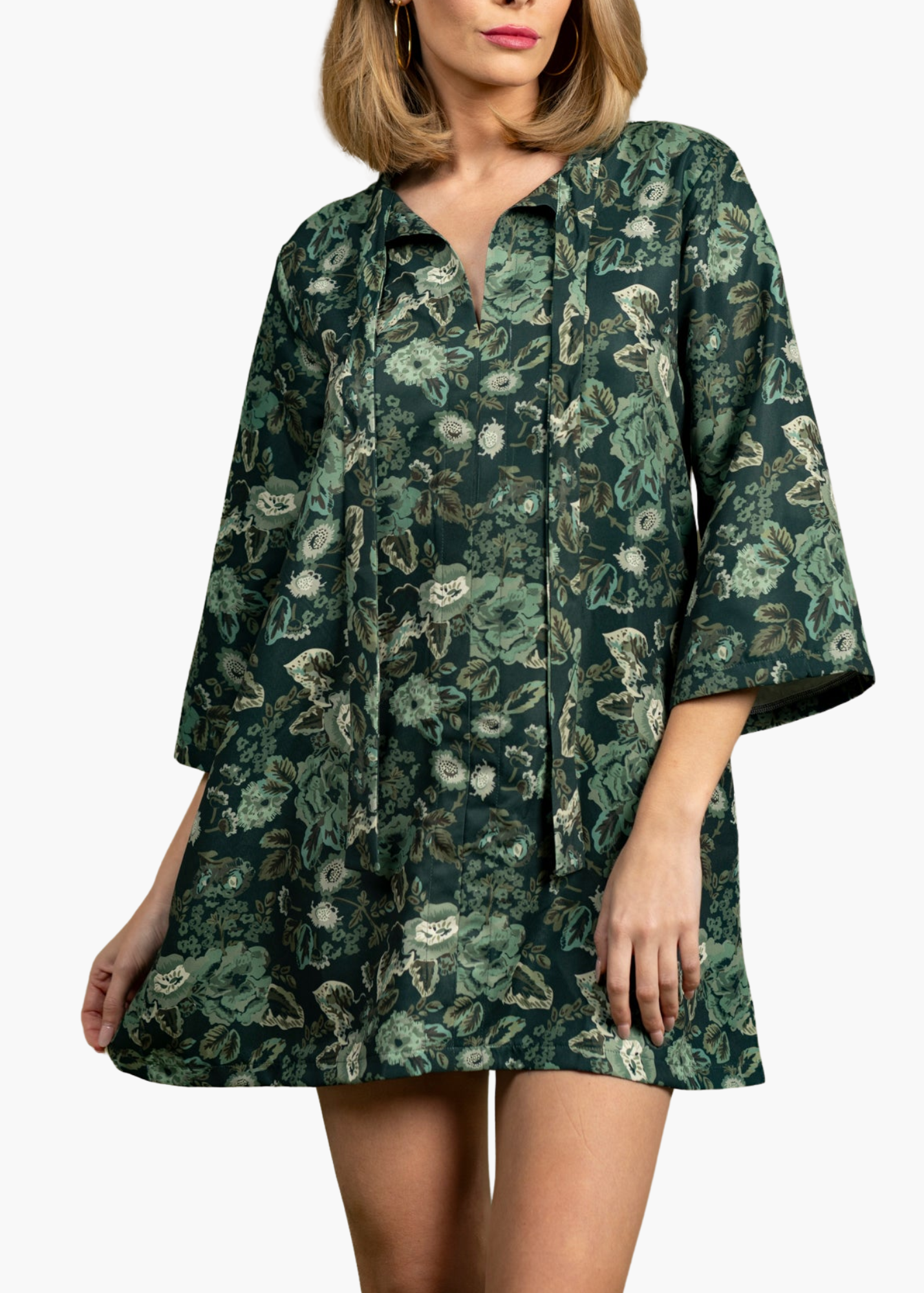 Phoebe Dress in Rosemary Meadow