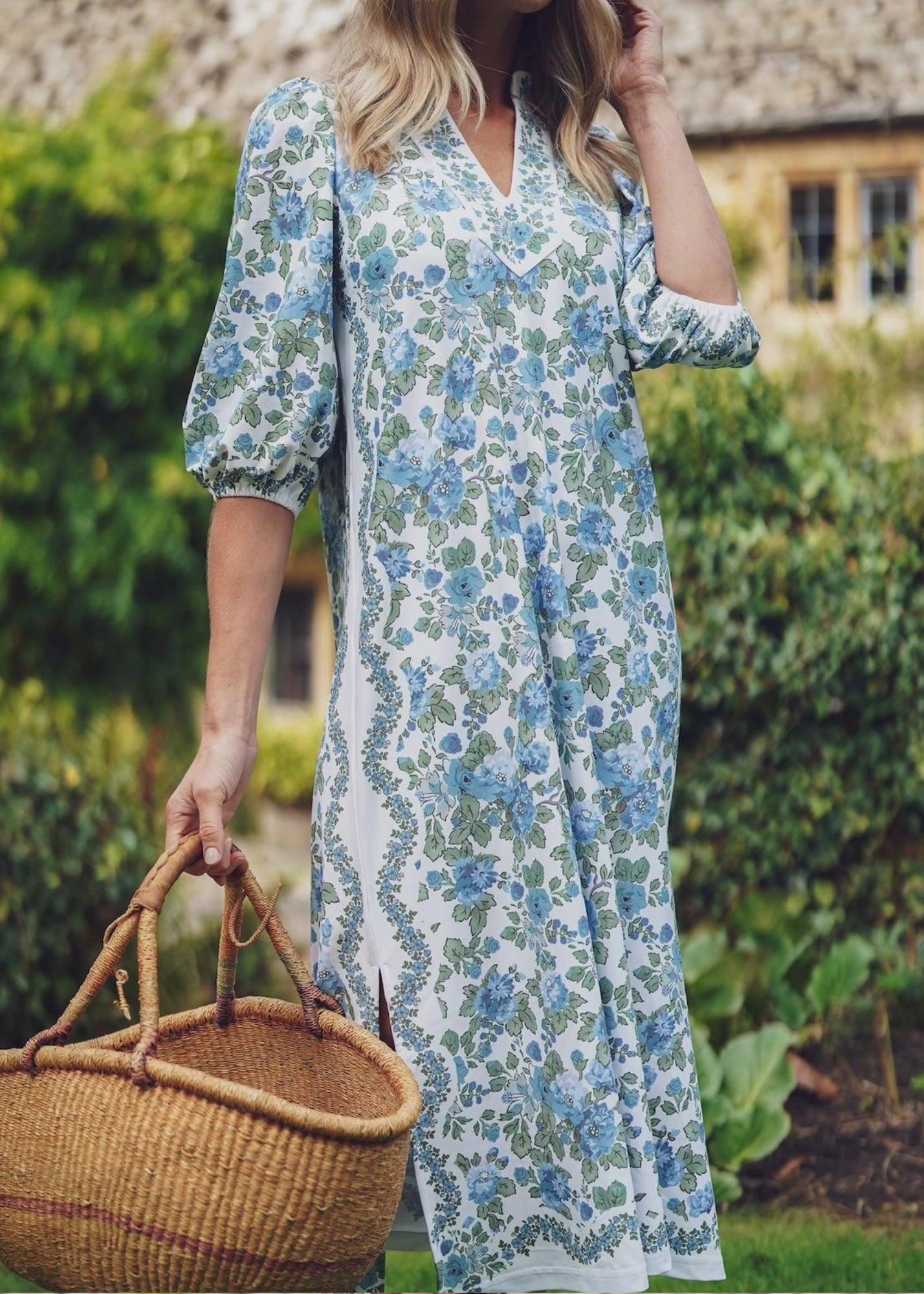 Brooks Dress in Cotswolds Scallop