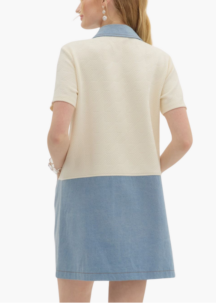 Quinn Mini Dress in Cream