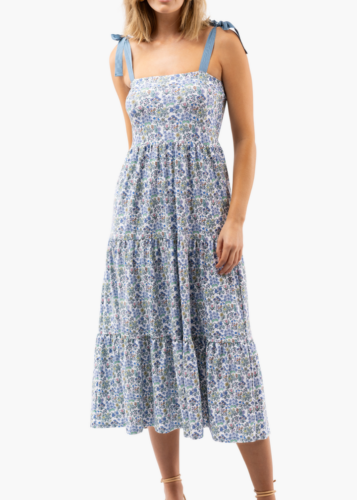 Sage Stretch Dress in Spring Sprig