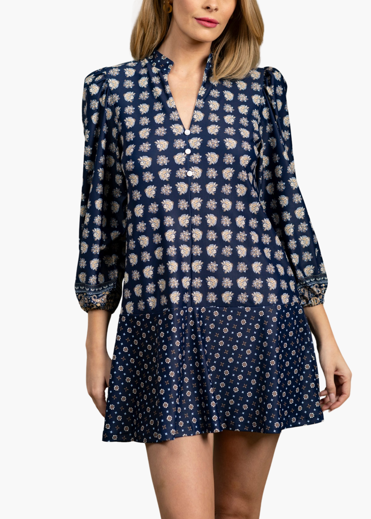 Hazel Dress in Flora Paisley Multi