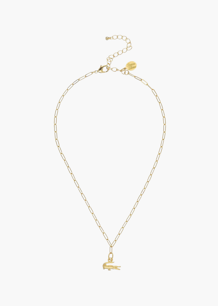 Small Alligator Paperclip Necklace