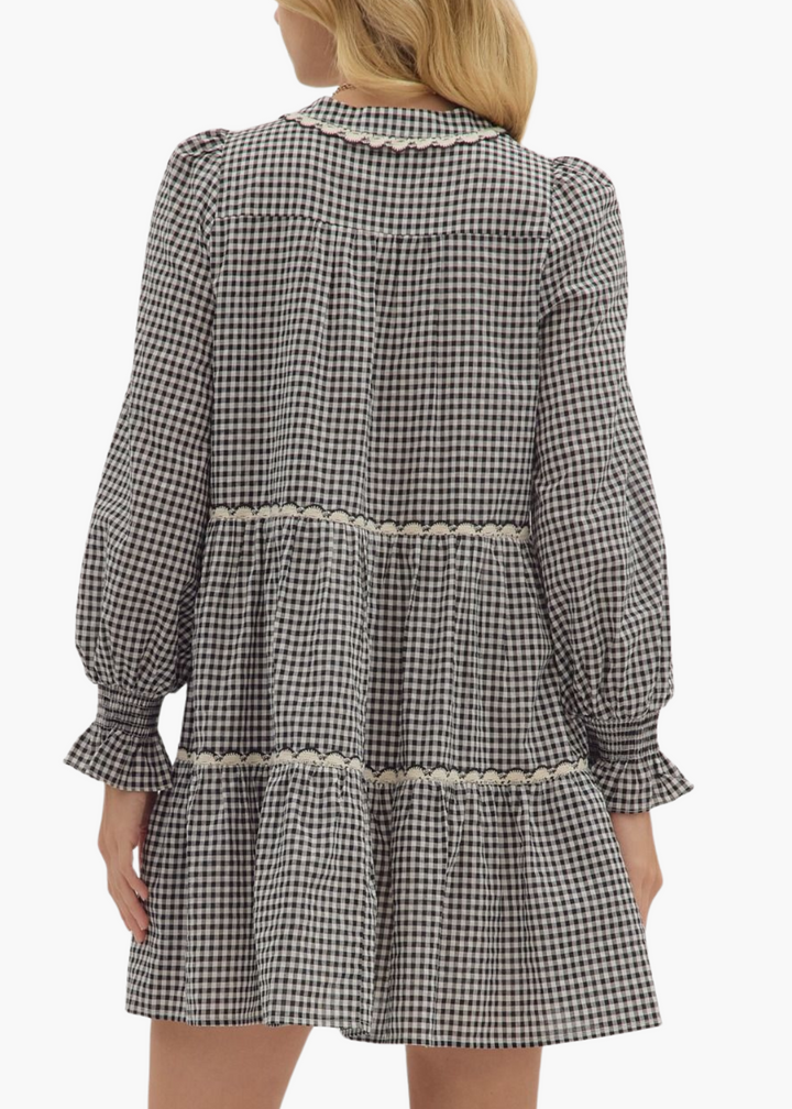 Harriet Mini Dress in Black