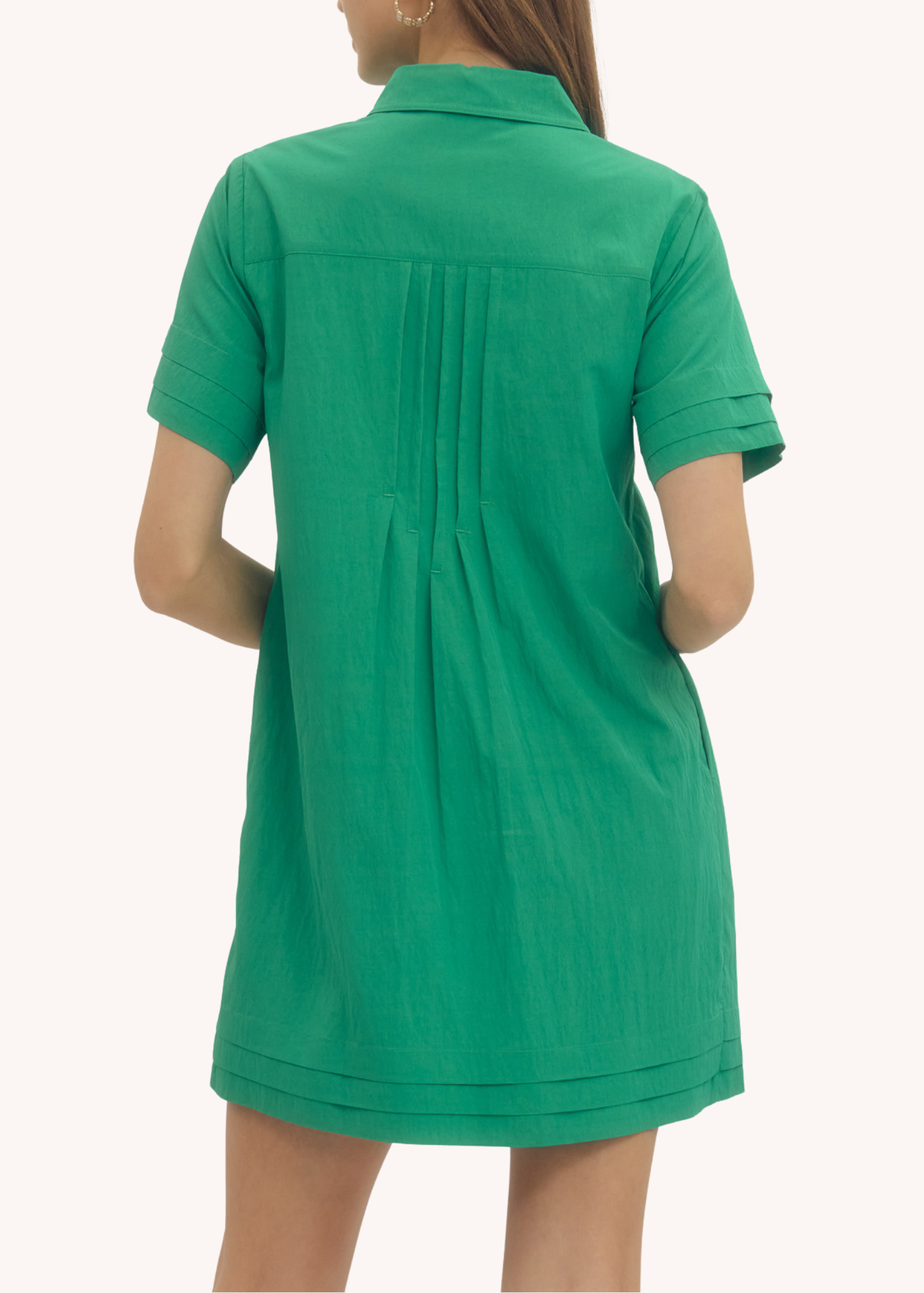 Eleanor Mini Dress in Green