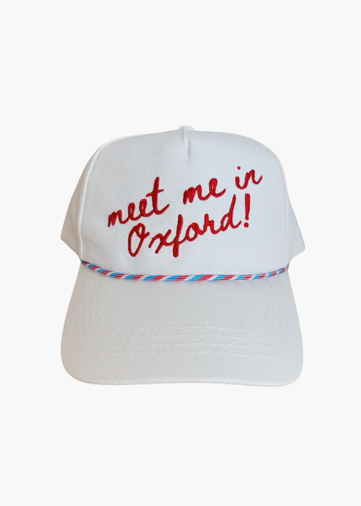 Canvas Trucker Hat in Oxford