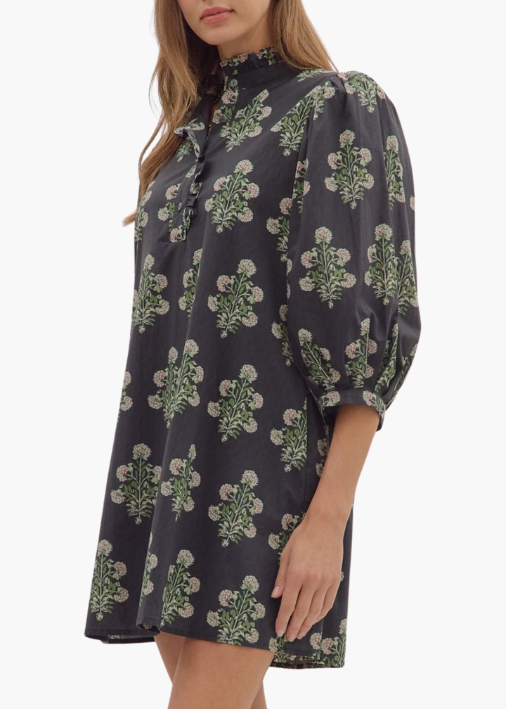 Leena Dress in Black