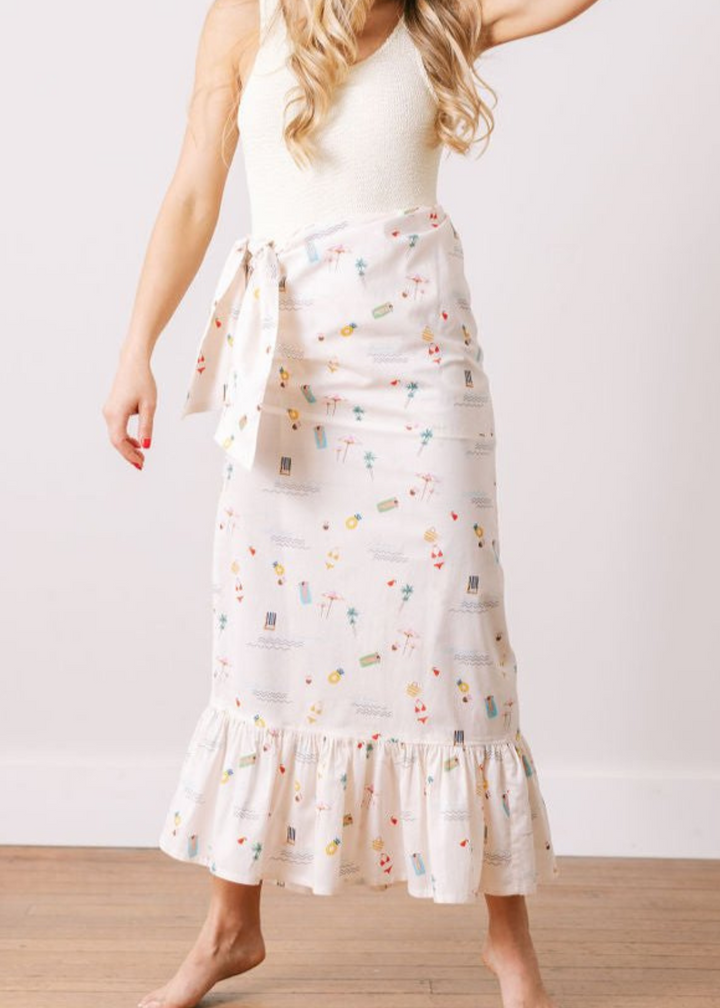 Vienna Sarong in Sandbar