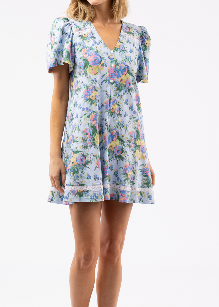 James Dress in Coastal Ikat